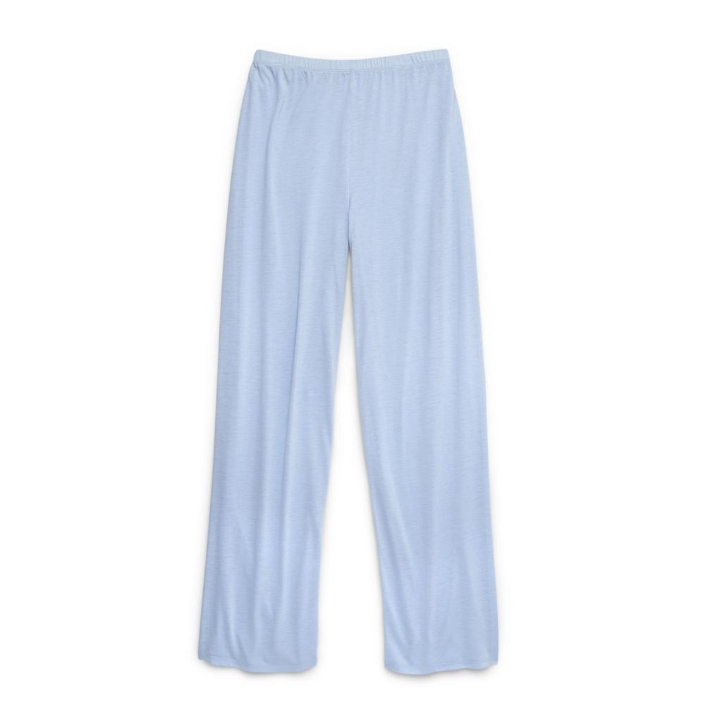 Jaclyn Smith Women's Lace Inset Pajamas Animal Print