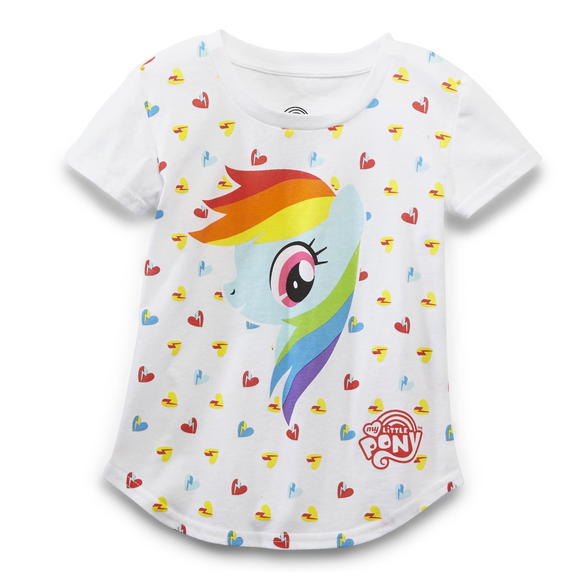 My Little Pony Toddler Girl's Top - Rainbow Dash