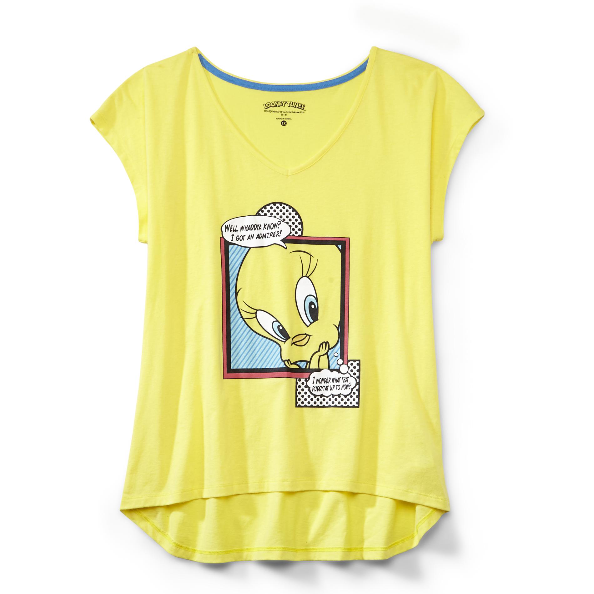 Warner Brothers Women's Graphic Sleep Shirt - Tweety Bird