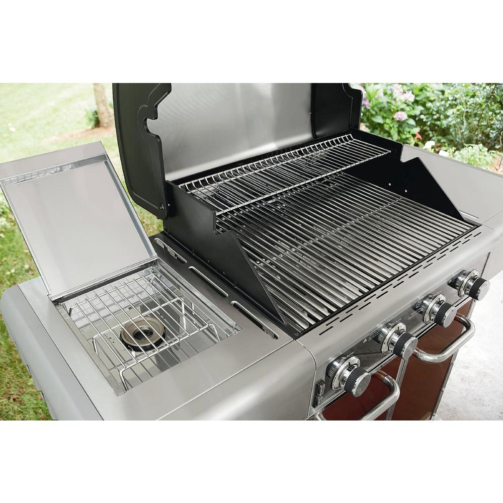 Kenmore Elite 600 Series 4 Burner Dual Fuel Maroon Metallic Gas Grill