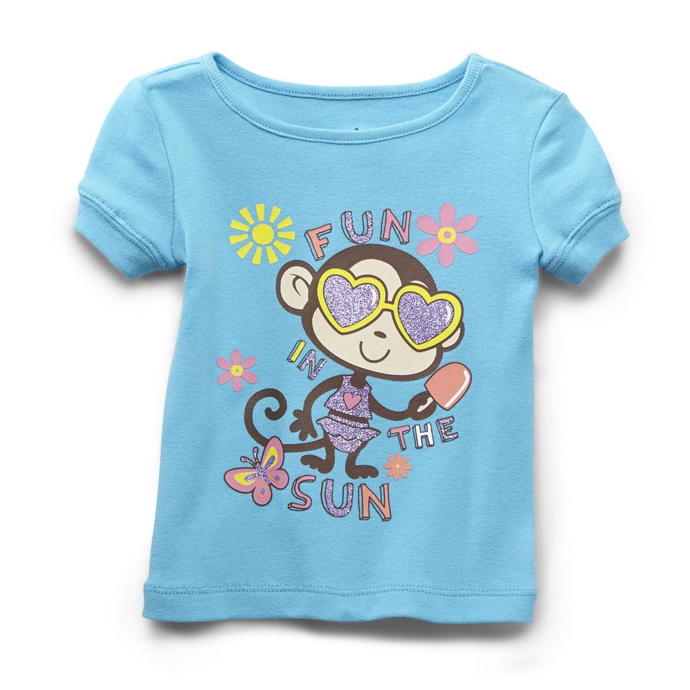 Joe Boxer Infant & Toddler Girl's Pajama Top & Shorts - Monkey