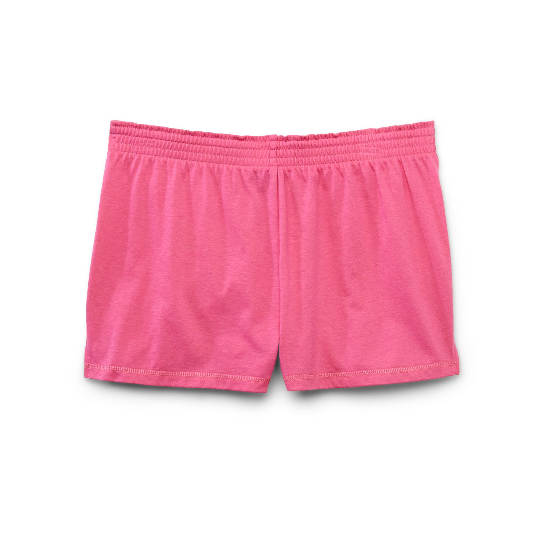 Joe Boxer Women's Two-Tone Basic Knit Shorts