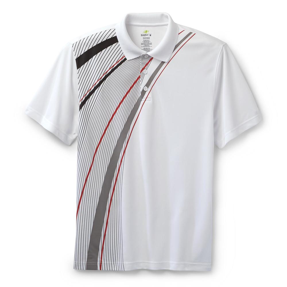 NordicTrack Men's Graphic Polo Shirt - Striped
