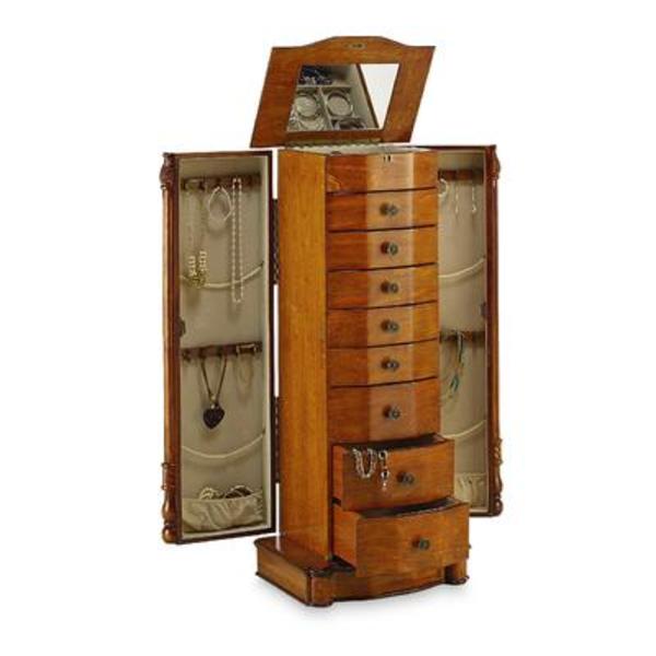 Jewelry Boxes Care Sears, Stand Up Jewelry Armoire