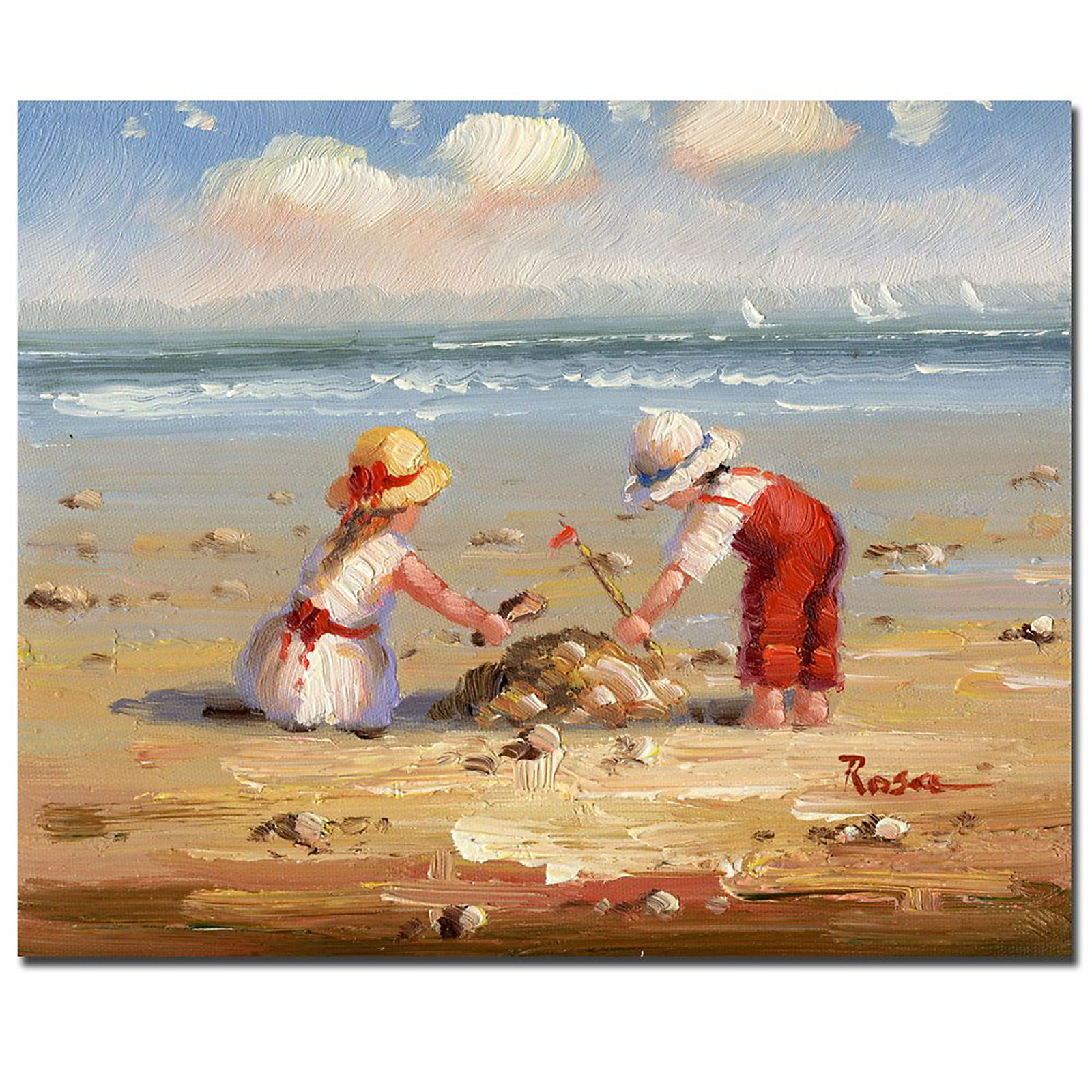 Trademark Global 26x32 inches "At the Beach IV"