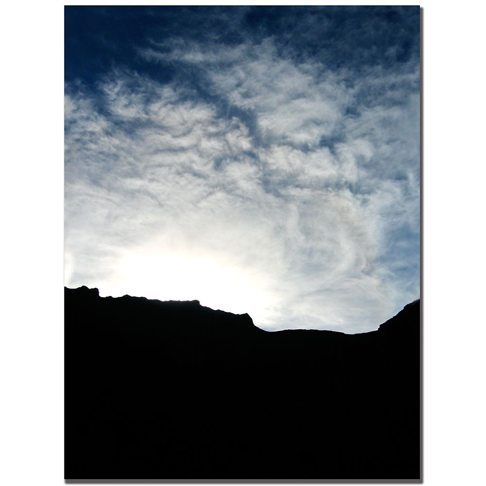 Trademark Global Tammy Davison 'Mountain Silhouette' 24" x 32" Canvas Art