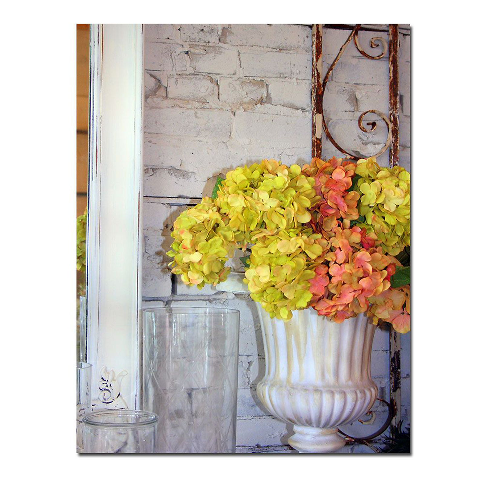 Trademark Global 18x24 inches "Shabby Chic Flowers" by Patty Tuggle
