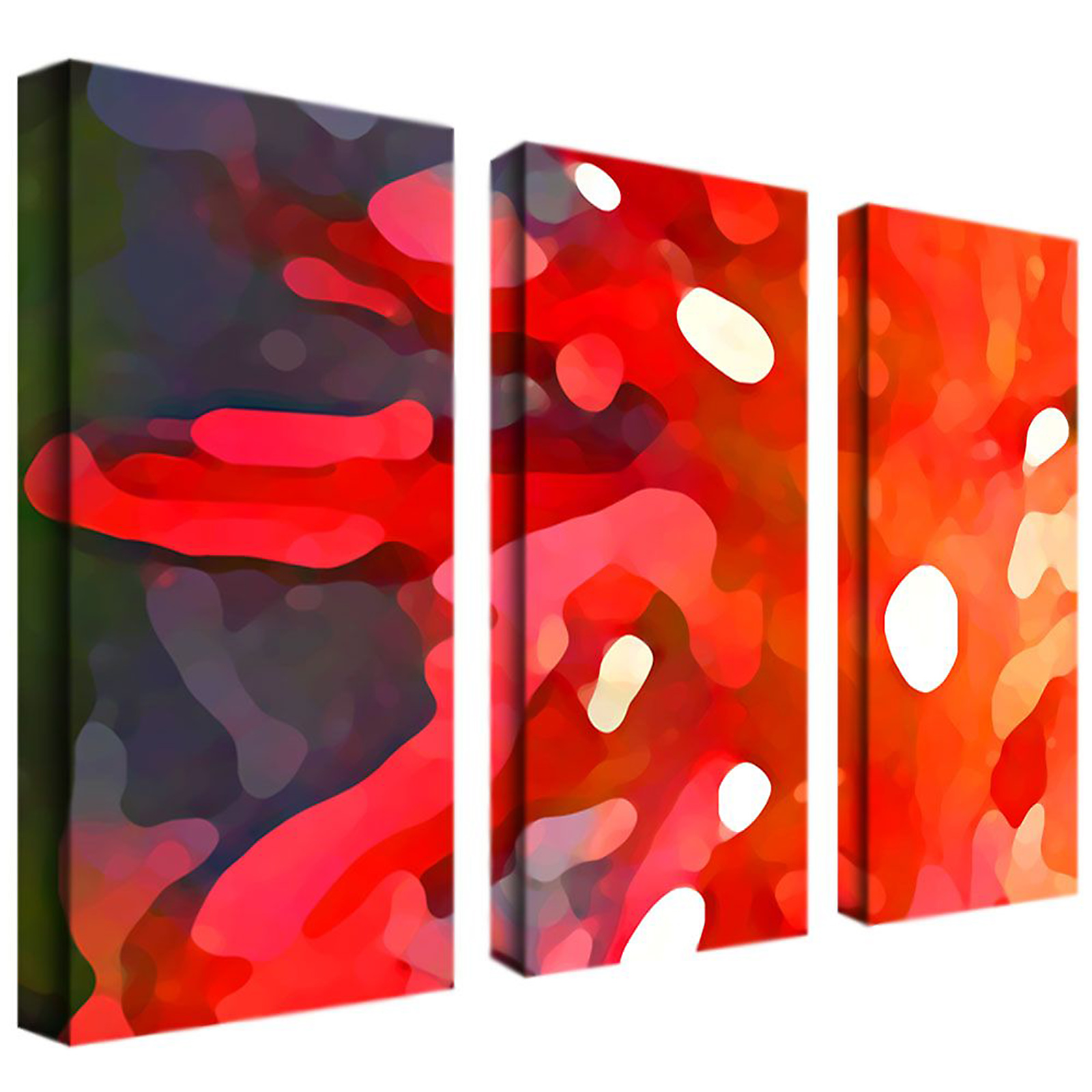 Trademark Global Amy Vangsgard 'Red Sun' 3-panel Art Set