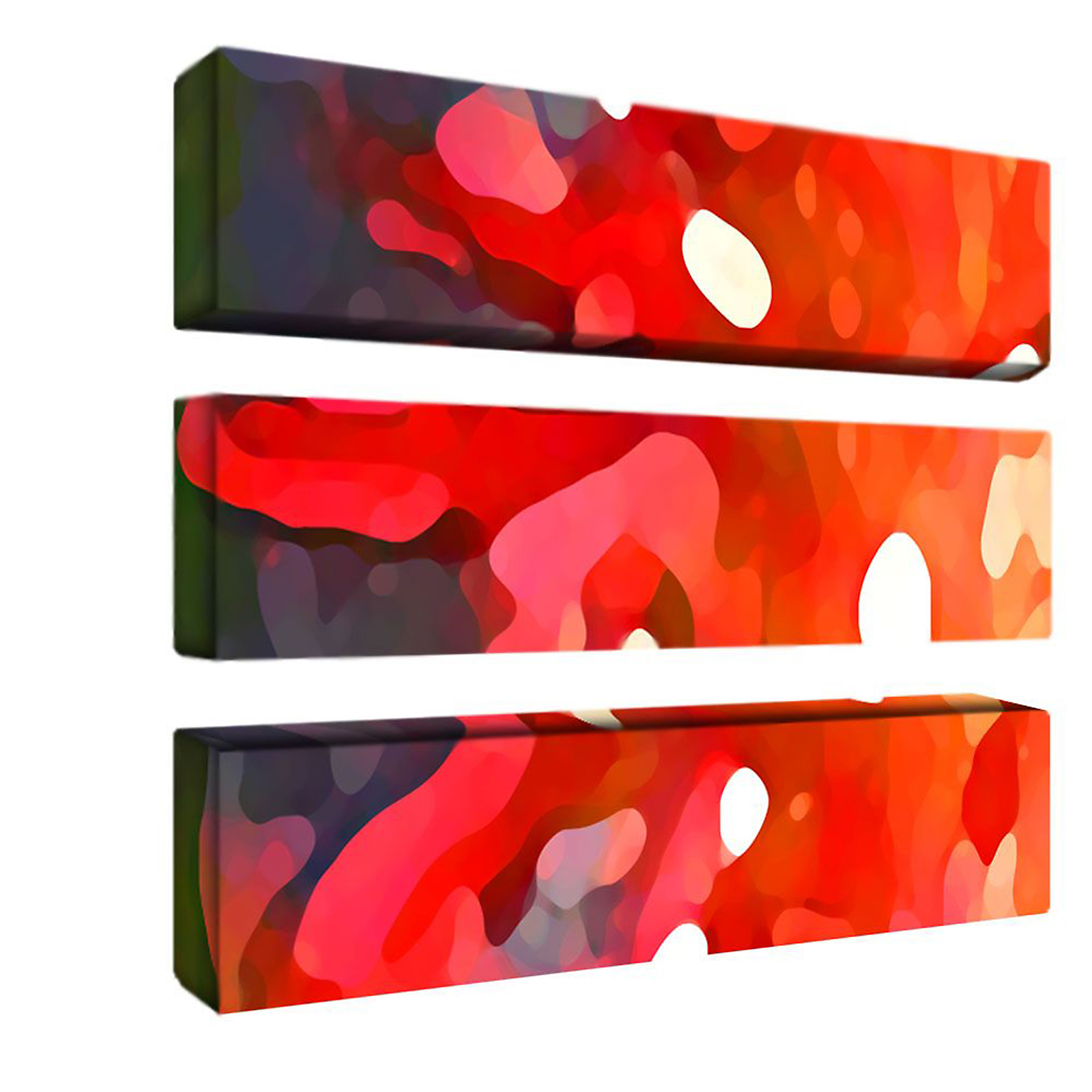 Trademark Global Amy Vangsgard 'Red Sun' 3-panel Art Set