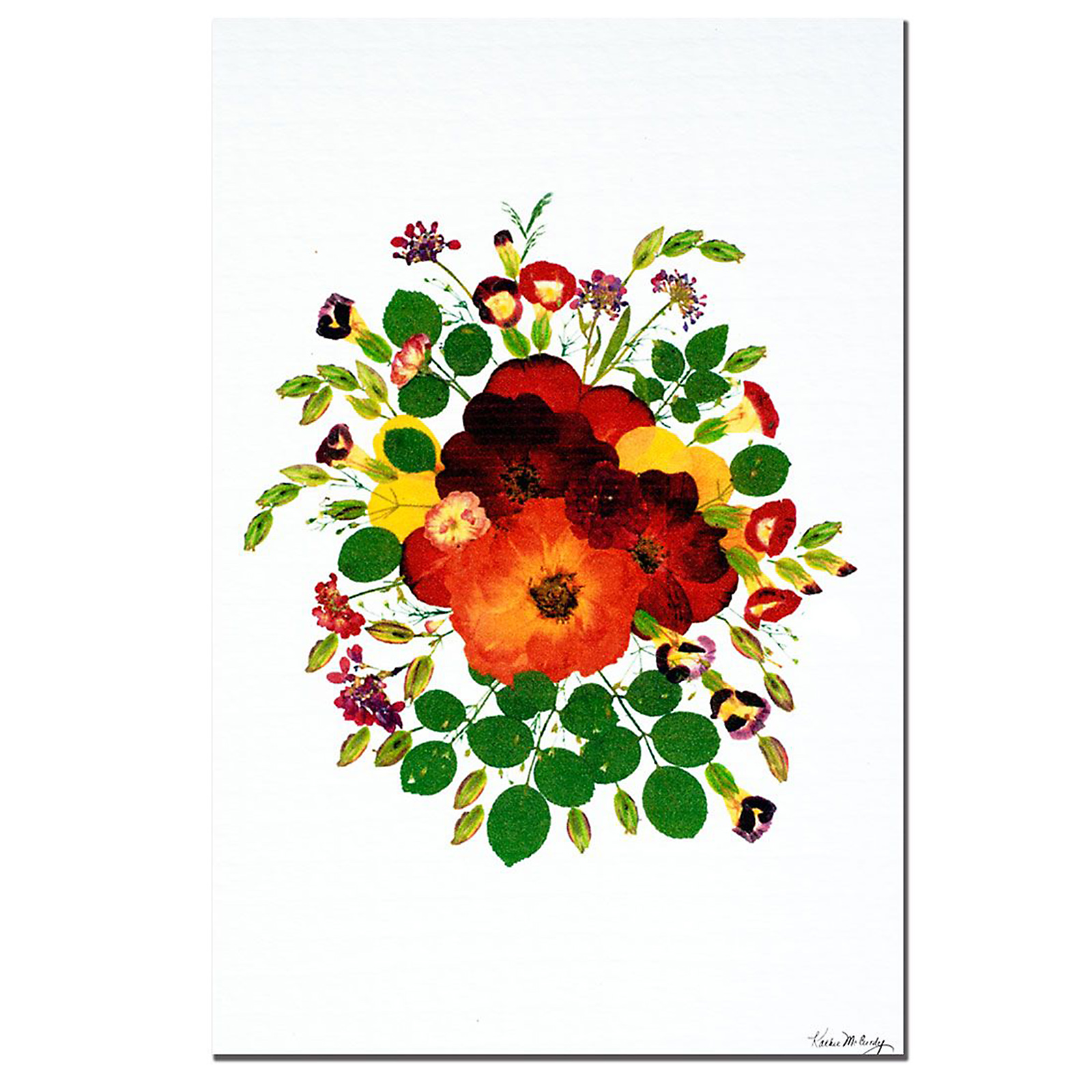 Trademark Global Kathie McCurdy 'Wild Roses' 16" x 24" Canvas Art