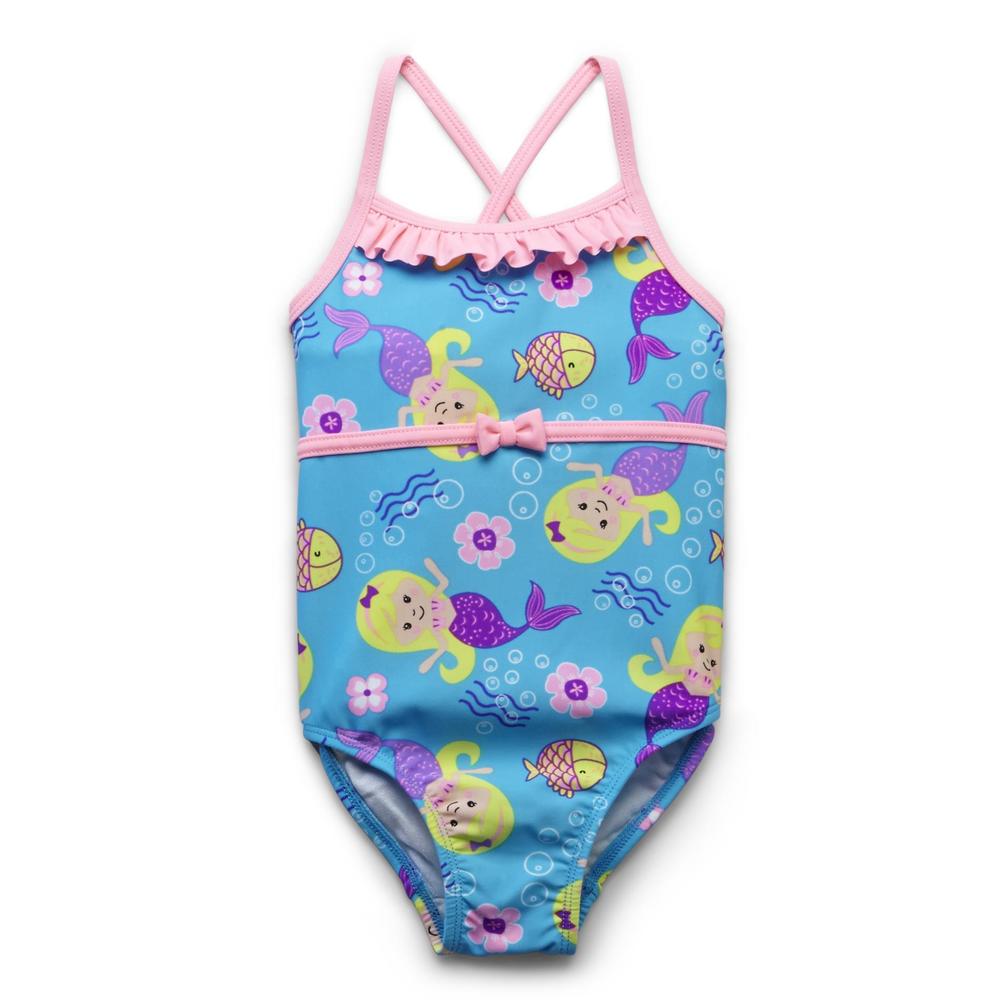 Joe Boxer Toddler Girl's Swimsuit - Mermaid
