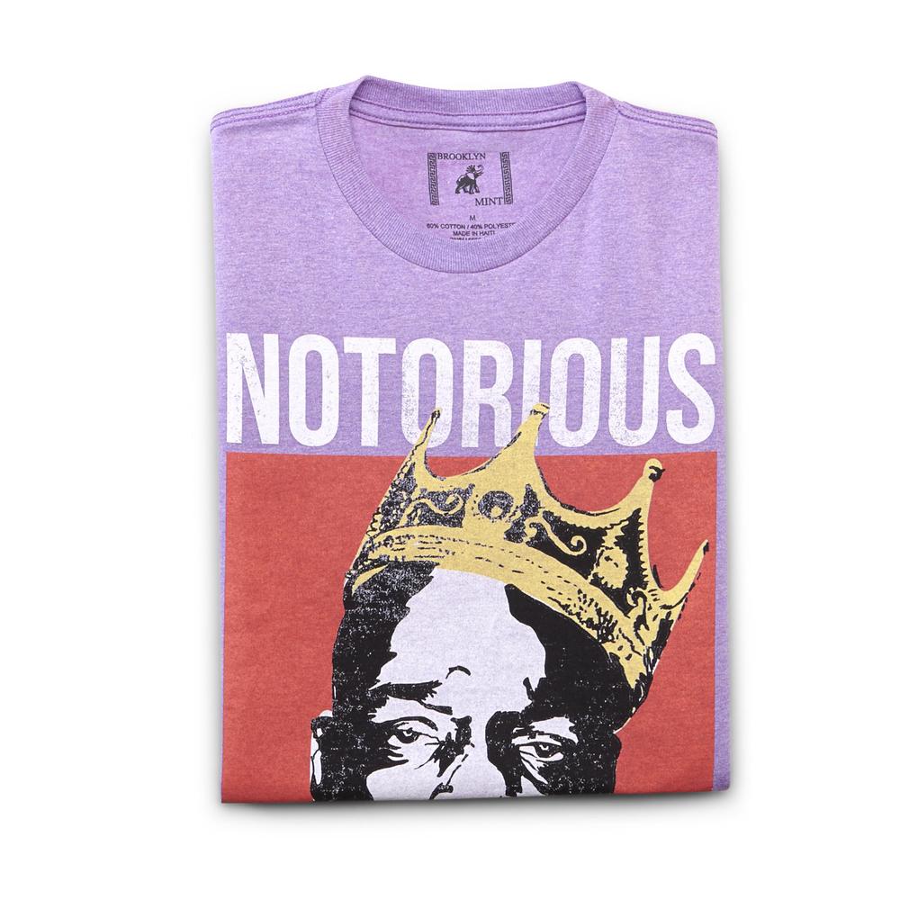 Brooklyn Mint Young Men's Graphic T-Shirt - Notorious B.I.G.