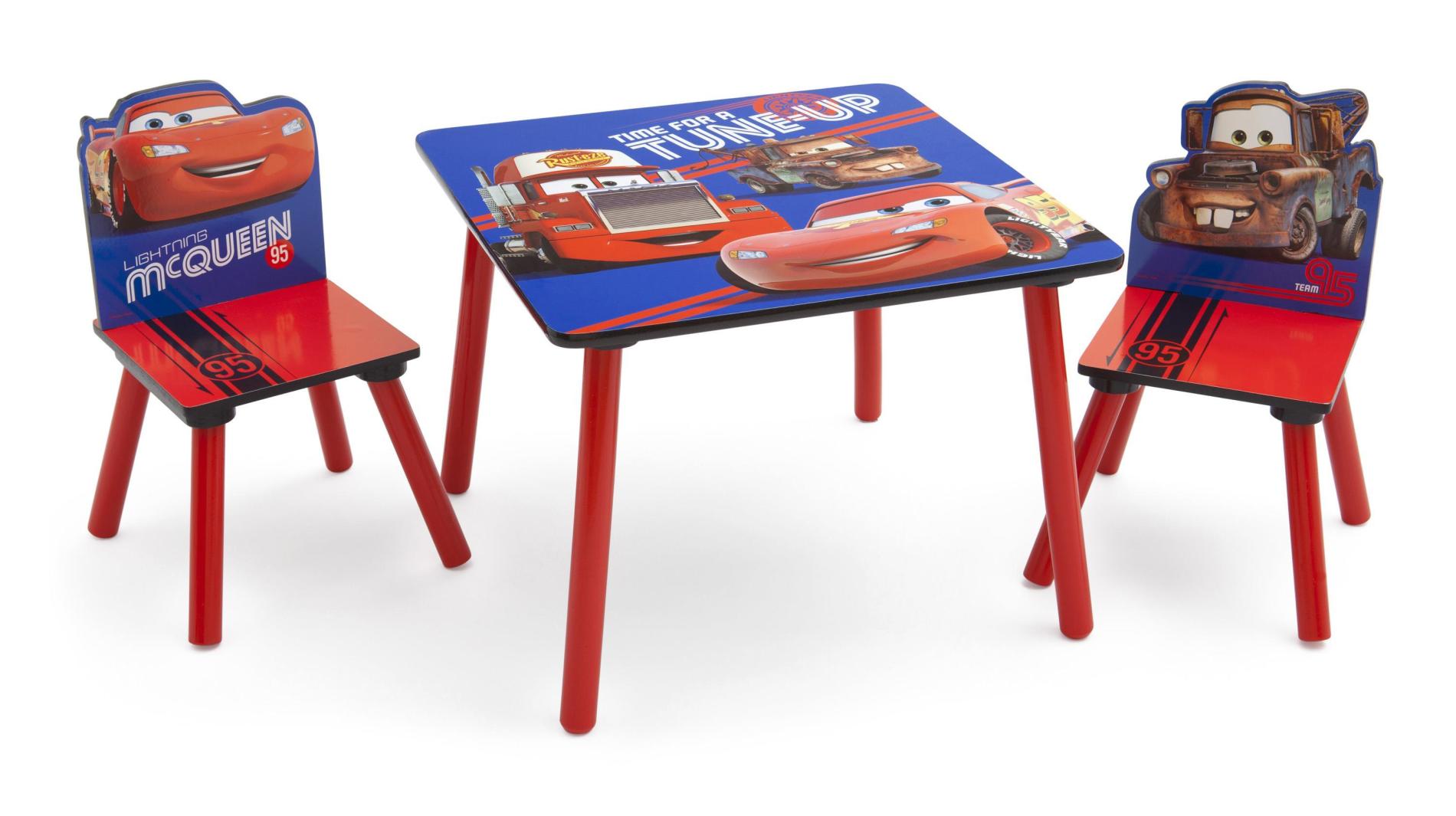 Disney Toddler's Cars Table & Chairs Set Team 95