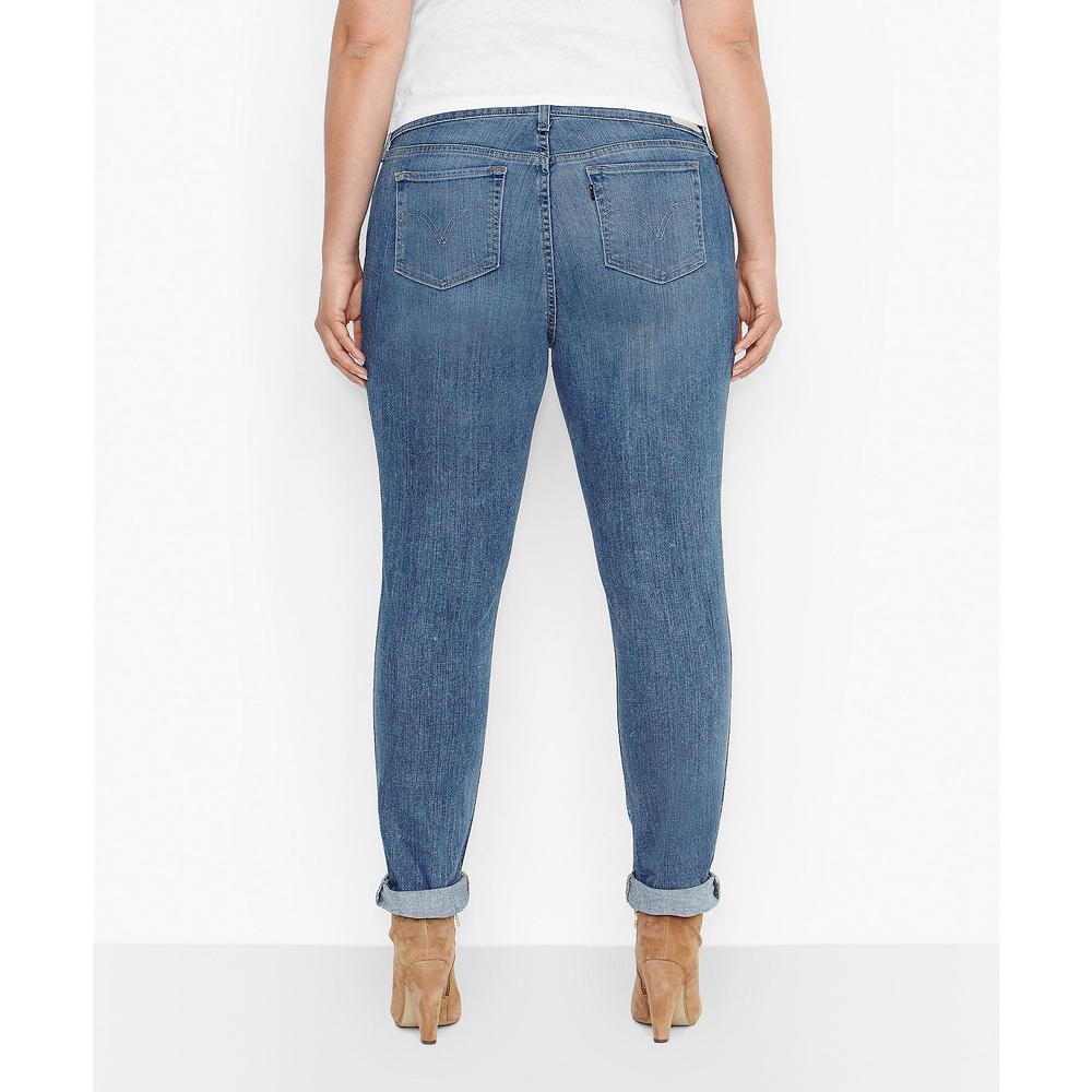Levi's Women's Plus Mid Rise Skinny Jeans - Faded Wash