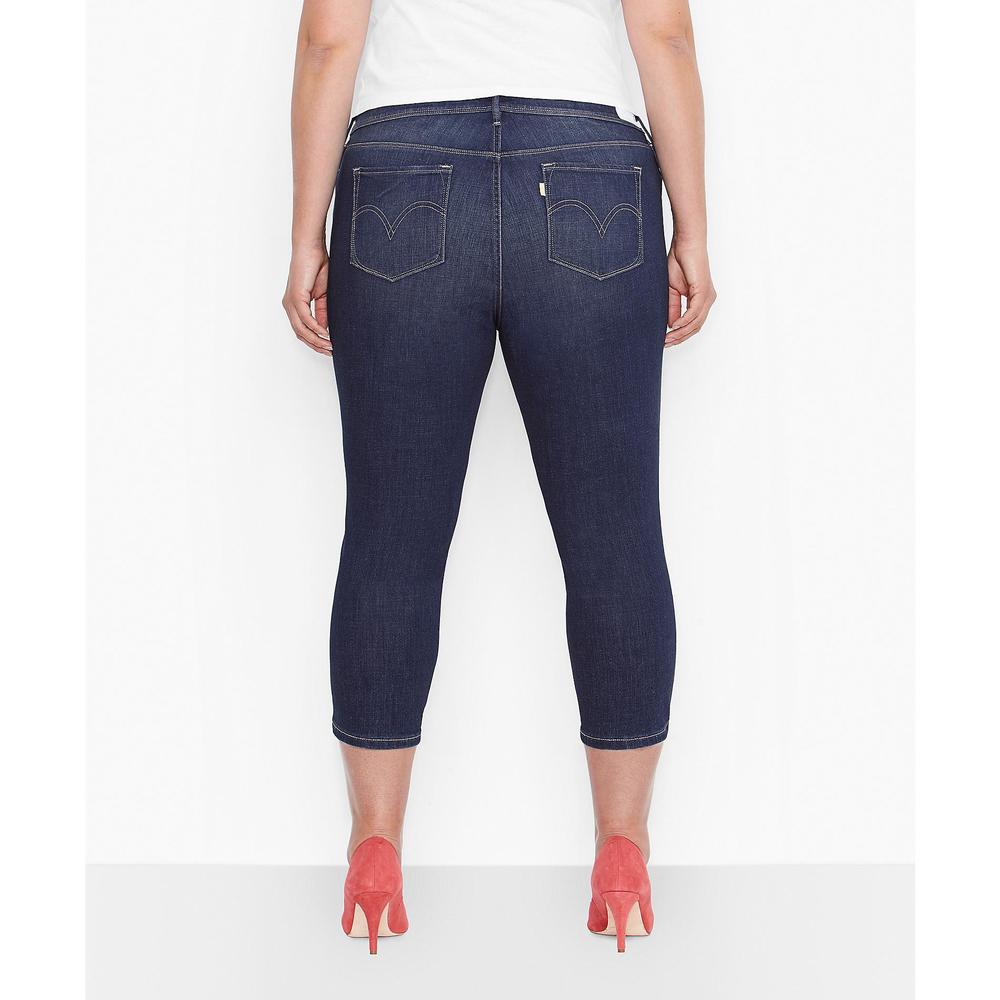 Levi's Women's Plus Mid Rise Skinny Capri Jeans - Original Wash