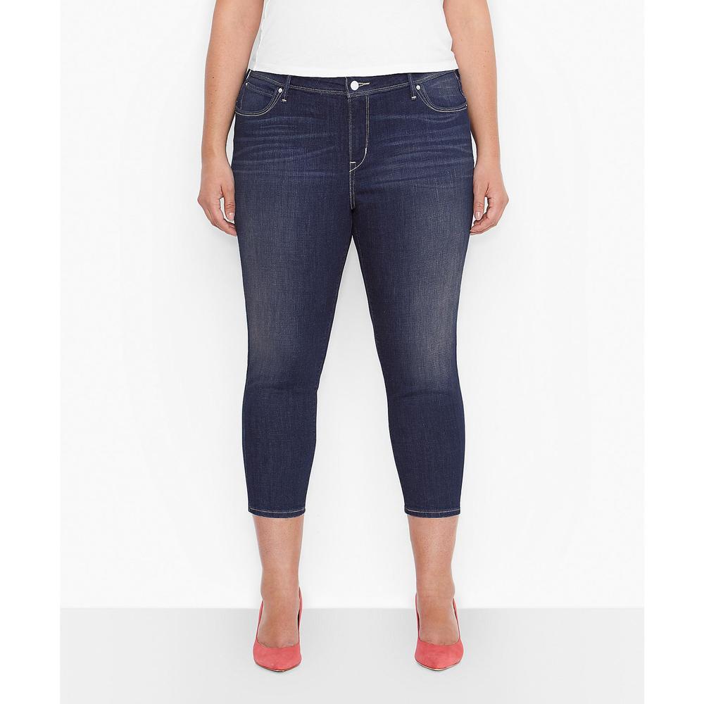 Levi's Women's Plus Mid Rise Skinny Capri Jeans - Original Wash