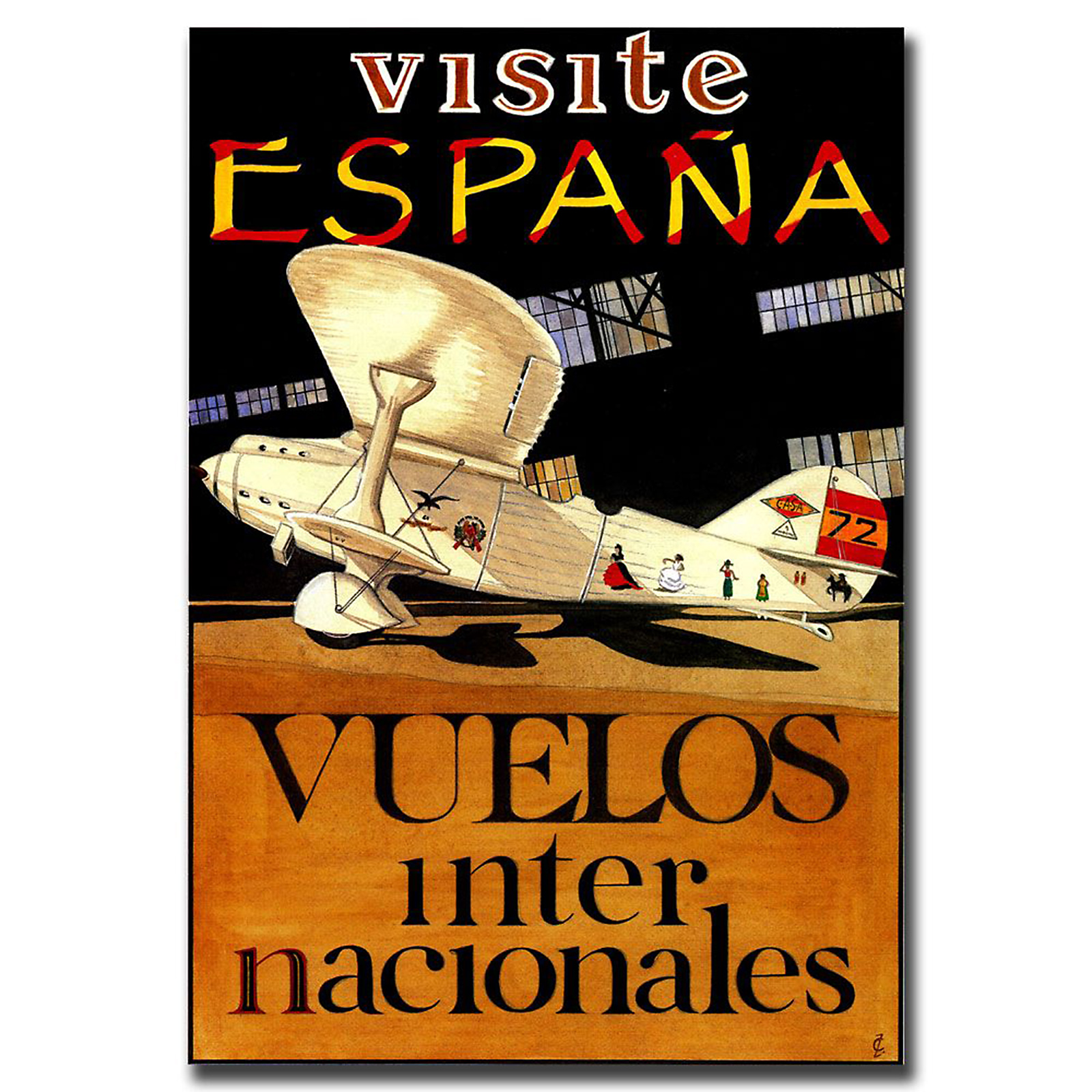 Trademark Global 26x32 inches "Visit Espana"