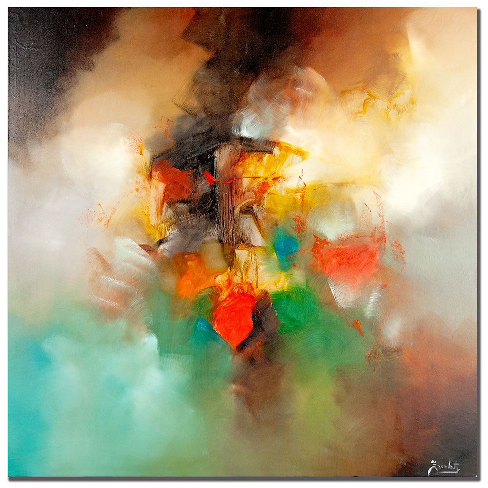 Trademark Global 35x35 inches "Abstract I" by Rio