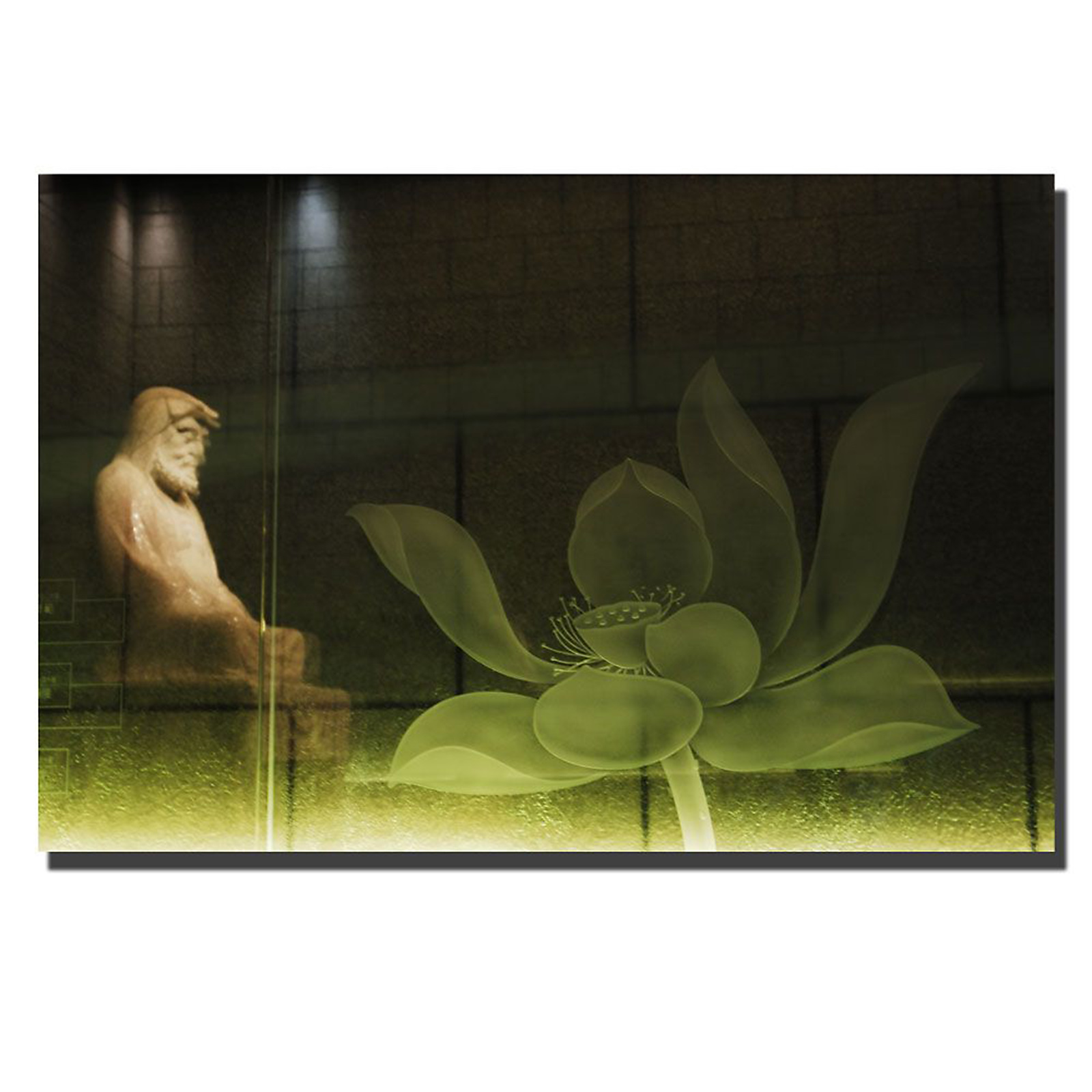 Trademark Global Kurt Shaffer 'Lotus Buddha' 20" x 30" Canvas Art