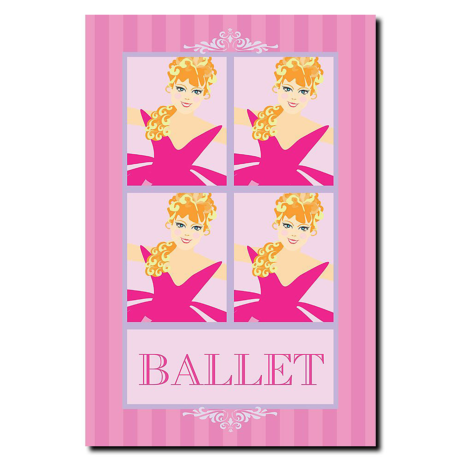 Trademark Global Grace Riley 'Ballet in Pink II' Canvas Art