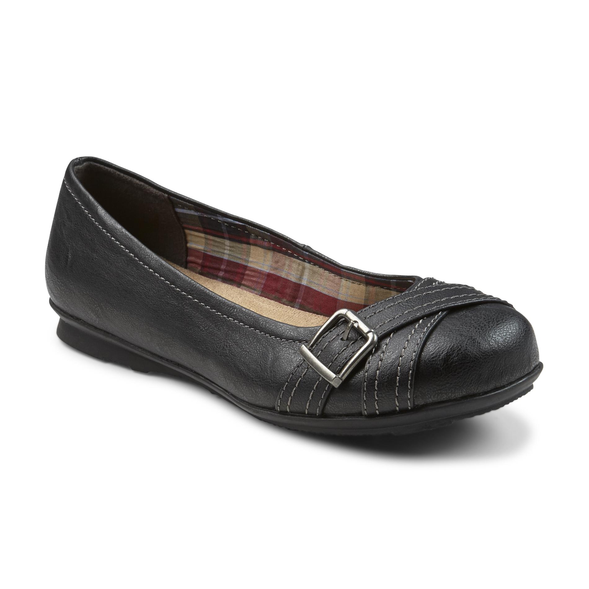 Route 66 Women's Dame Black Casual Flat