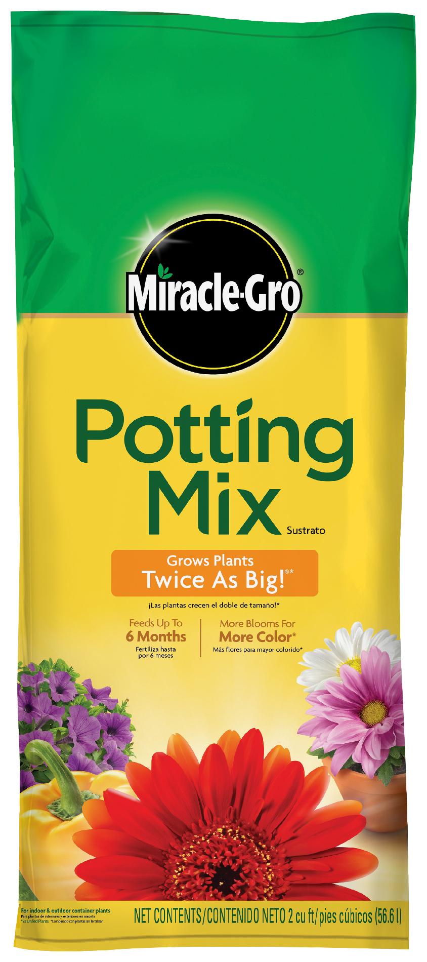Miracle Grow 75652300 Potting Mix - 2 cu. ft.