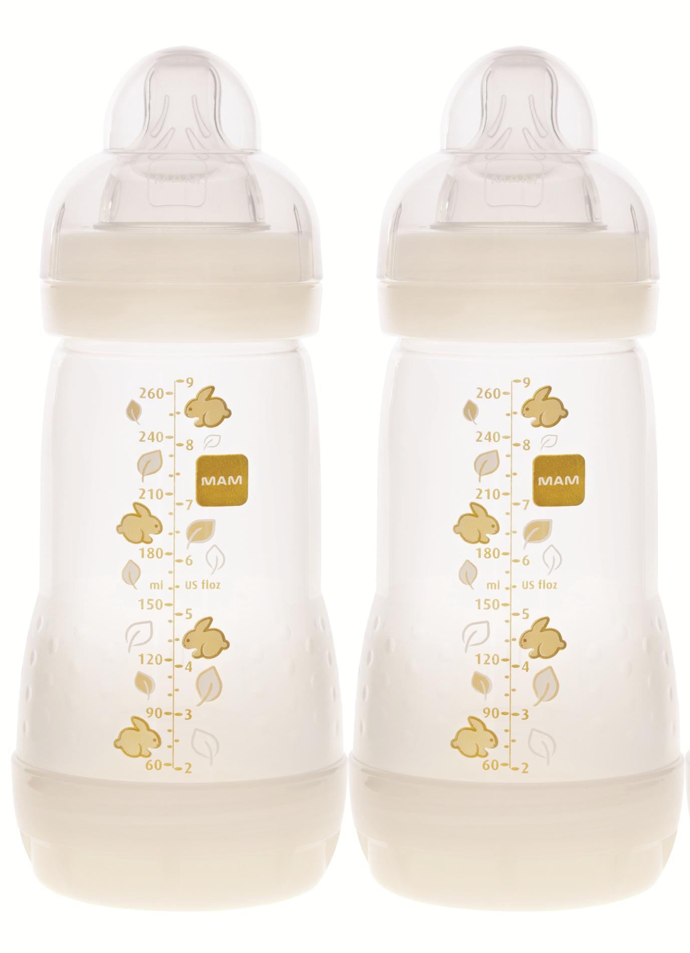 MAM 2-Pack 8-Ounce Baby Bottles