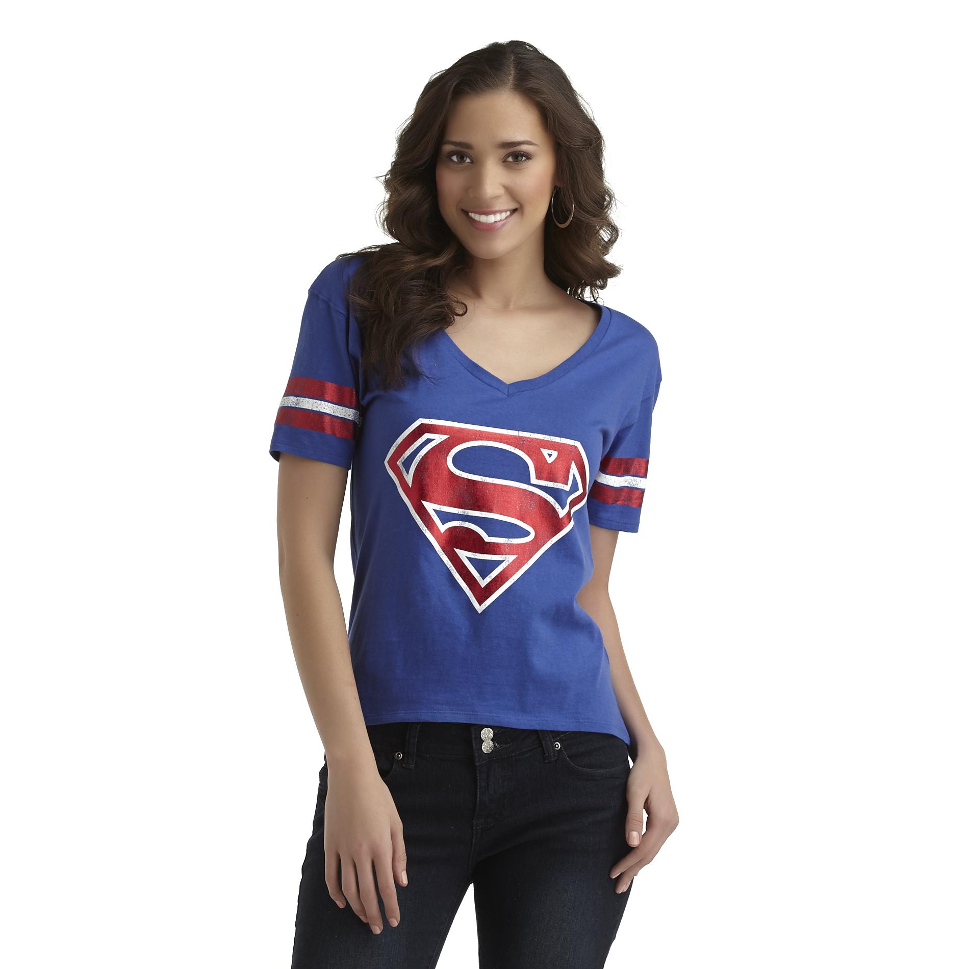 DC Comics Junior's Graphic T-Shirt - Superman Logo