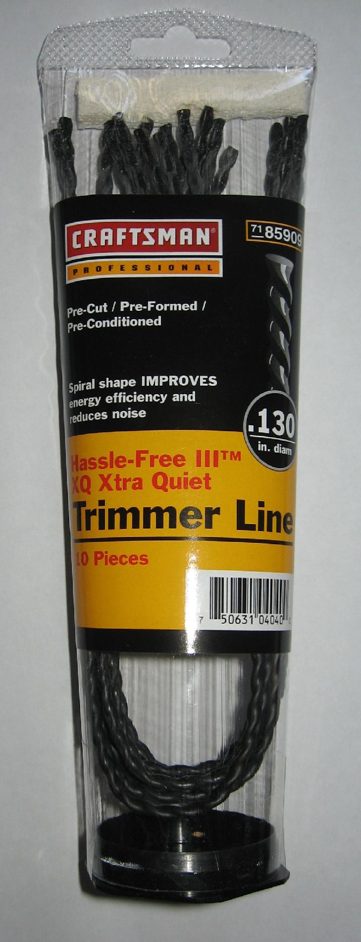 craftsman string trimmer line