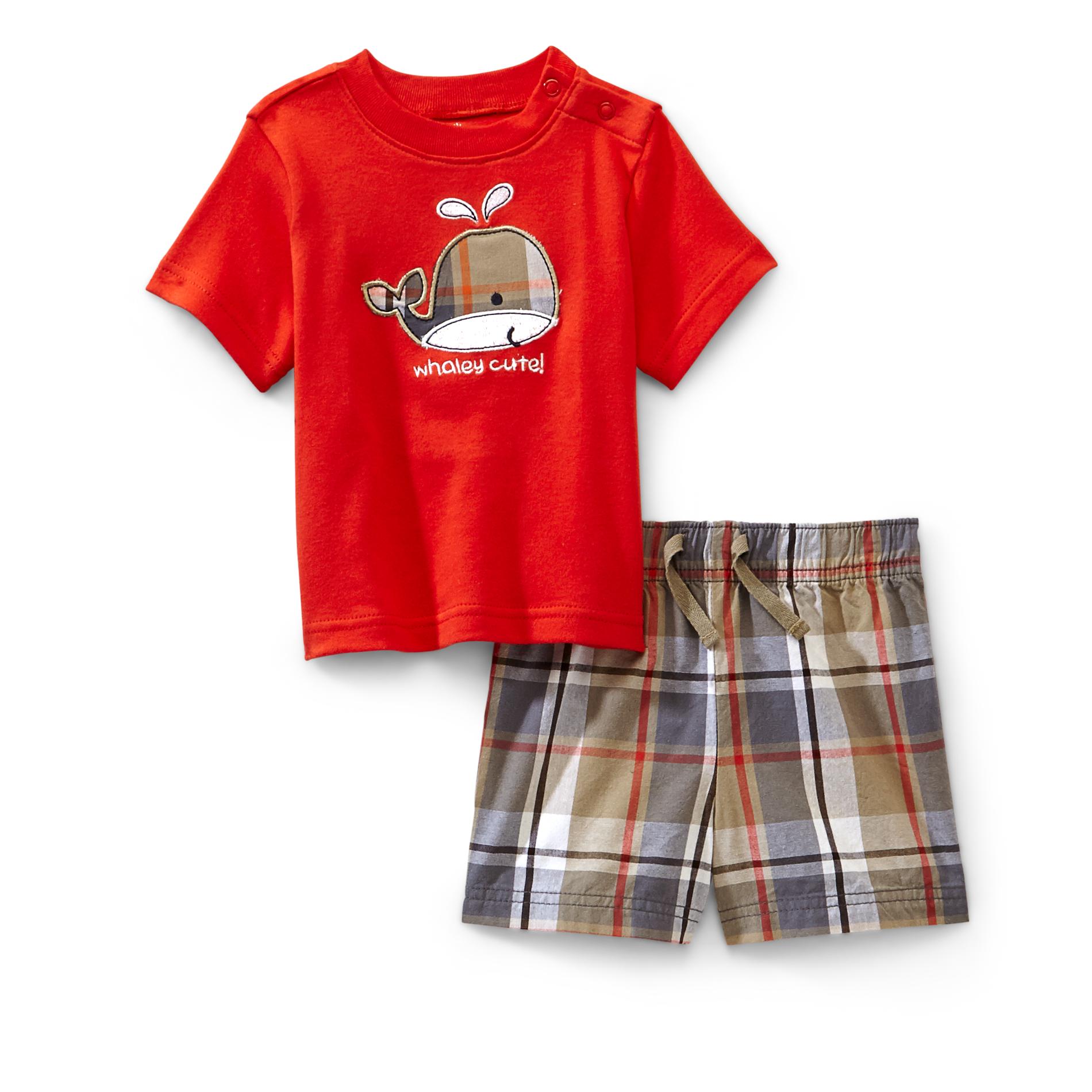 Small Wonders Newborn Boy's Shirt & Shorts - Whaley Cute