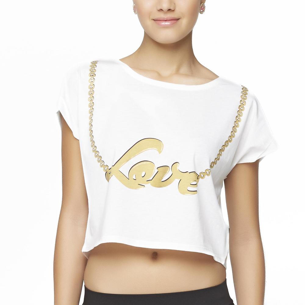 Nicki Minaj Women's Graphic Cropped T-Shirt - Love