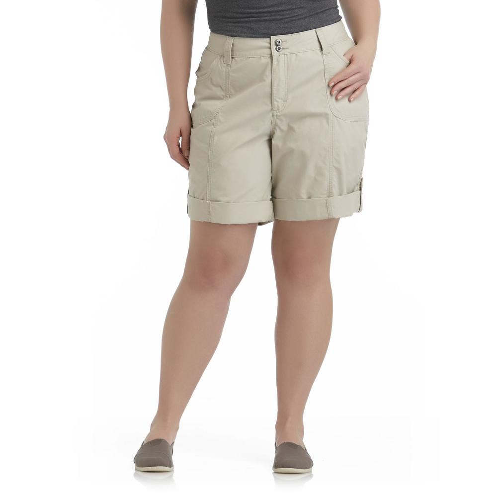 Riders by Lee Women's Plus Twill Utility Shorts