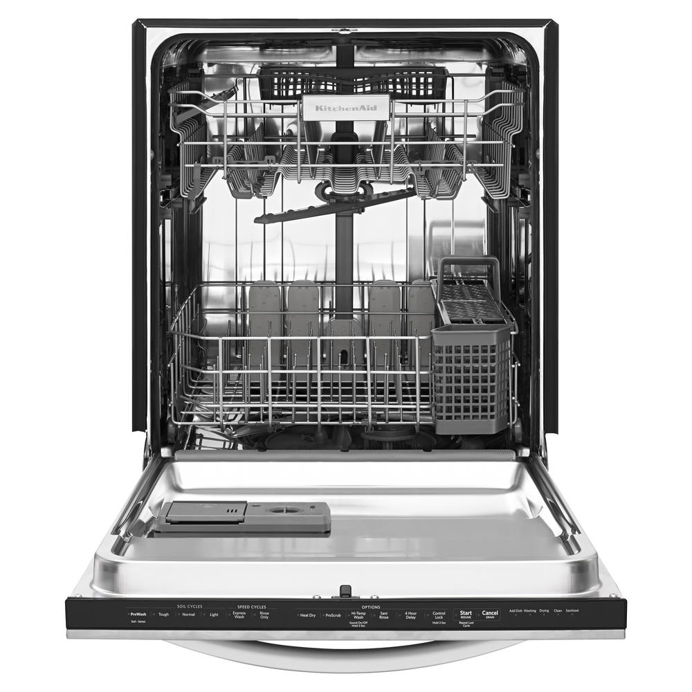 KitchenAid KDTE304DPA 24-in. Built-in Dishwasher w/ ProScrub&reg; Option and Concealed Controls - Custom Panel