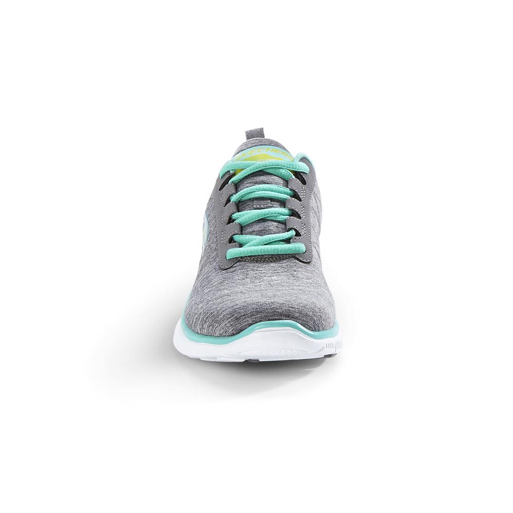 Skechers Women's Next Generation Running Athletic Shoe - Grey/Mint