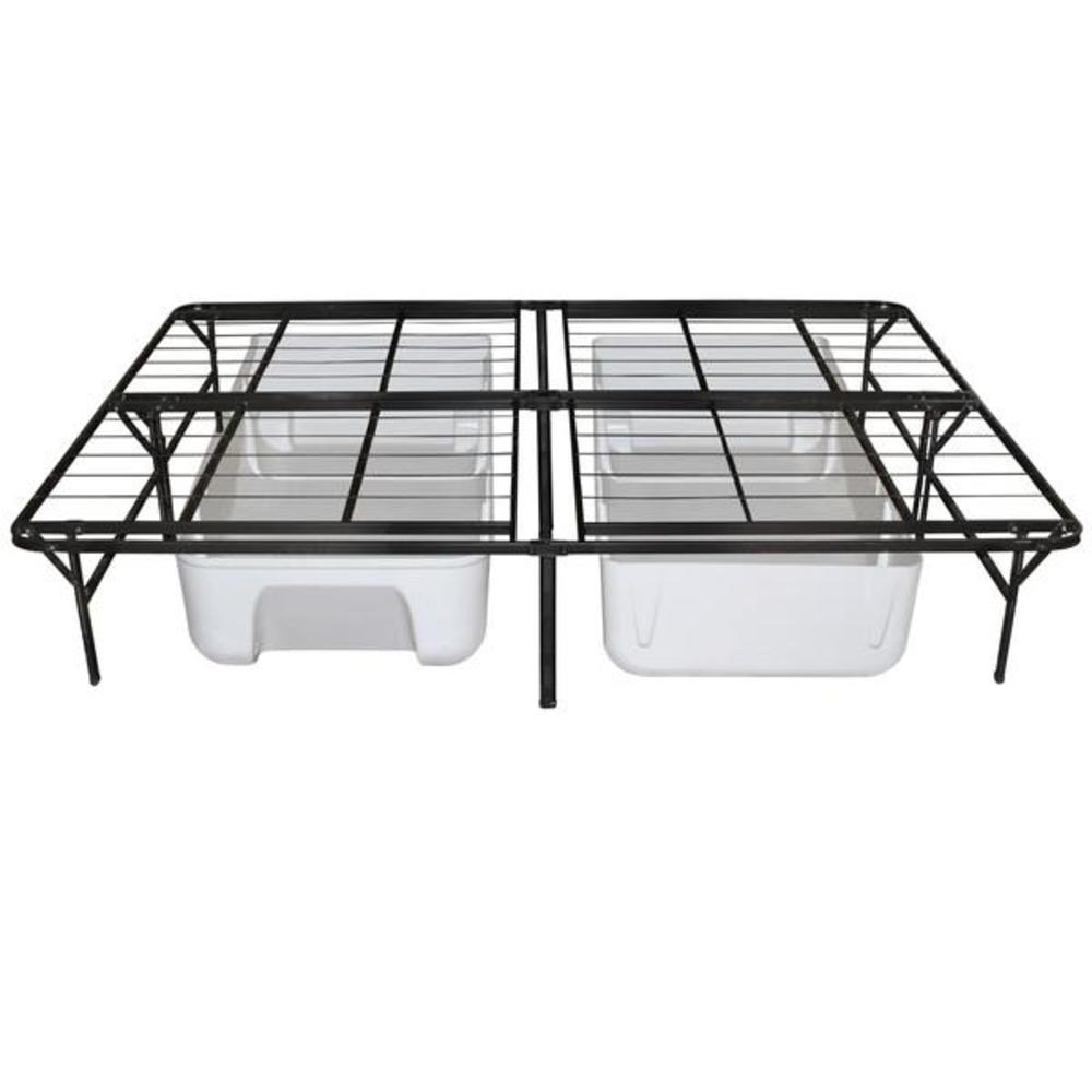 Night Therapy Deluxe Platform Metal Bed Frame/Foundation, TwinXL