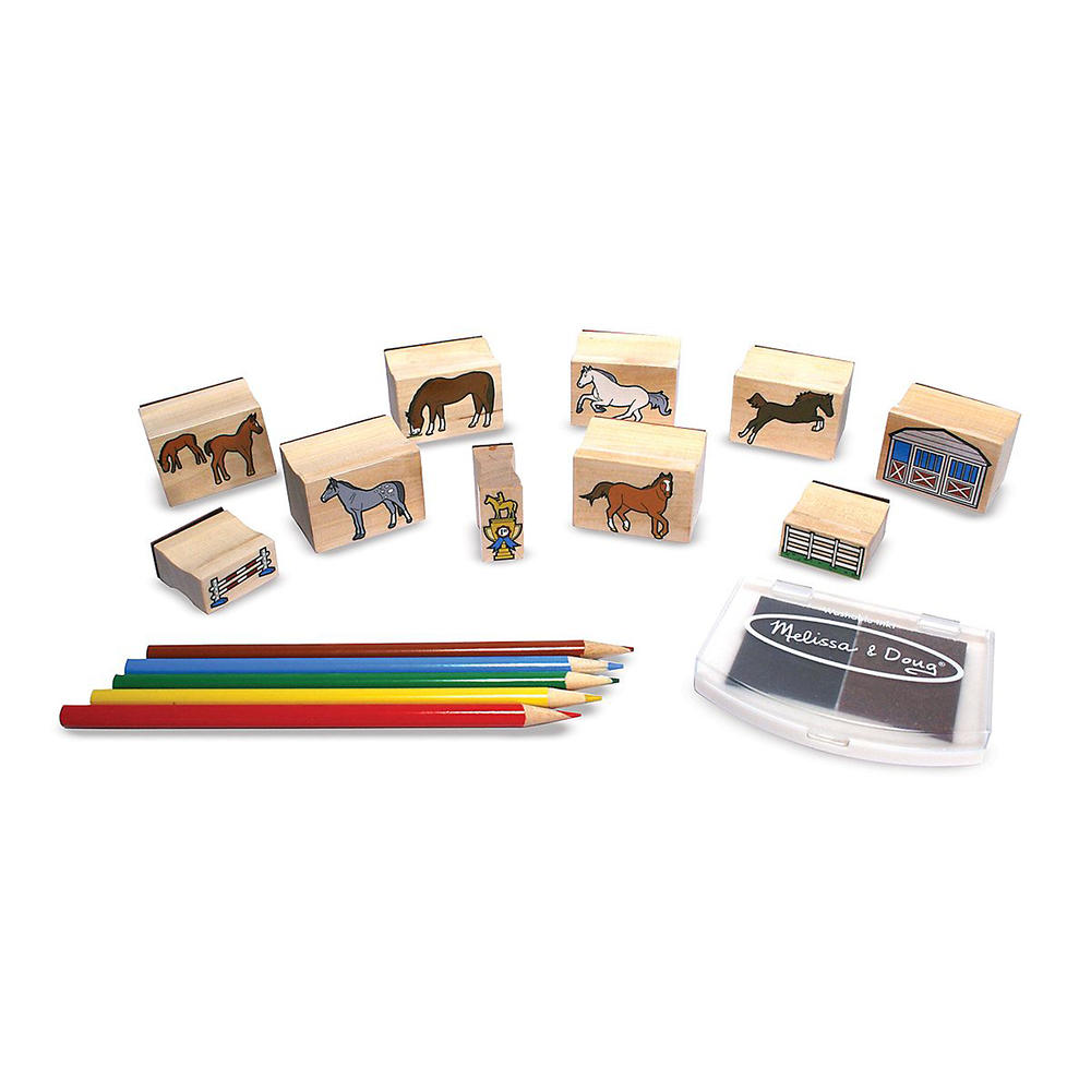 Melissa & Doug Horses Stamp Set