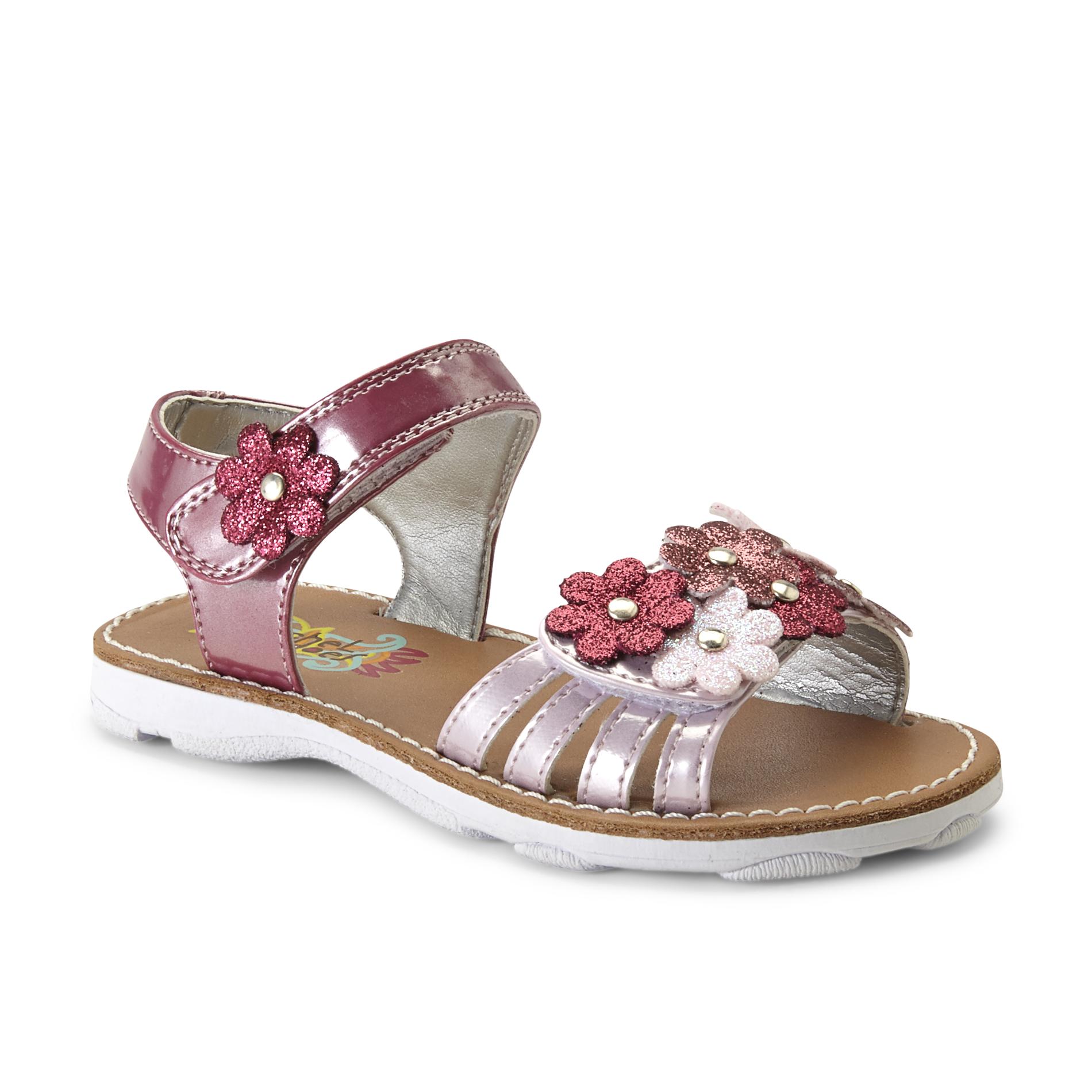 Rachel Shoes Toddler Girl's Shea Pink Pearlized Sandal