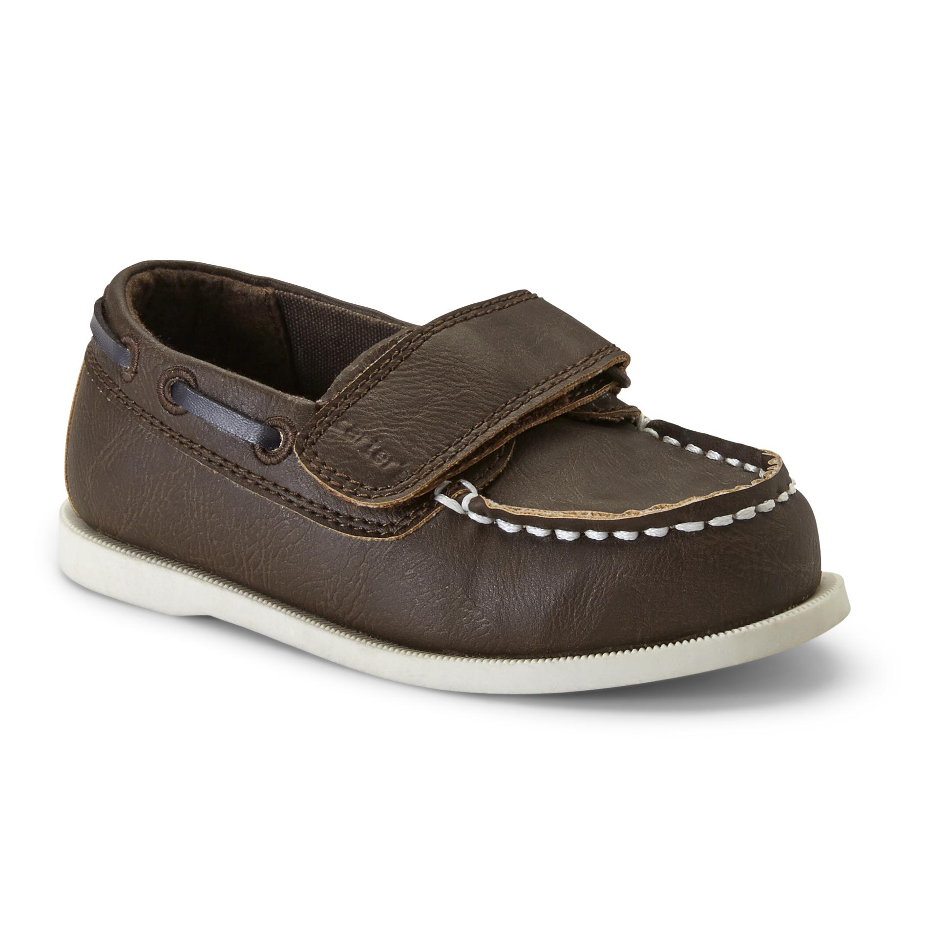 Carter's Toddler Boy's Archie 2 Brown Boat Shoe