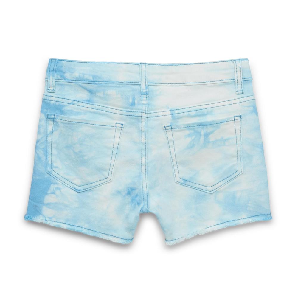Canyon River Blues Girl's 5-Pocket Cutoff Shorts - Tie-Dye