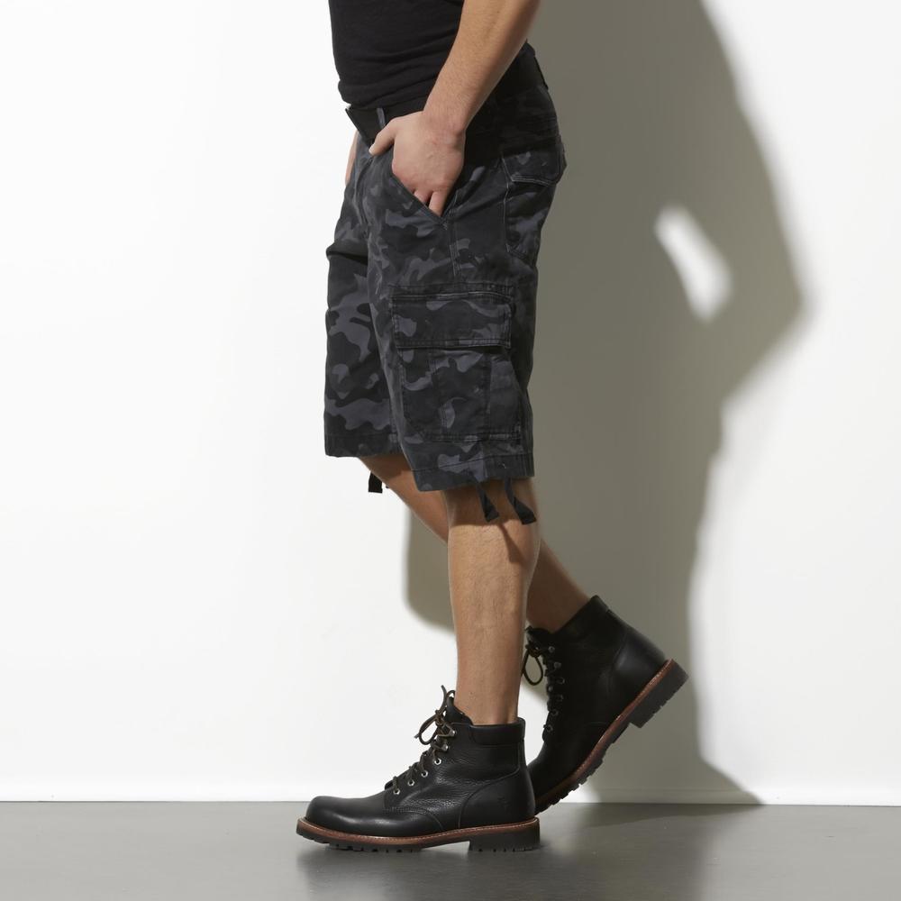 Adam Levine Men's Fatigue Cargo Shorts - Camouflage