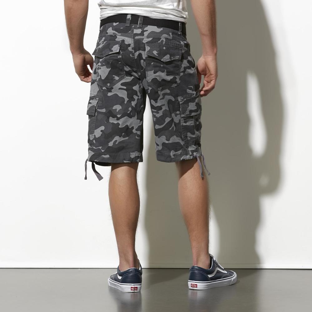 Adam Levine Men's Fatigue Cargo Shorts - Camouflage