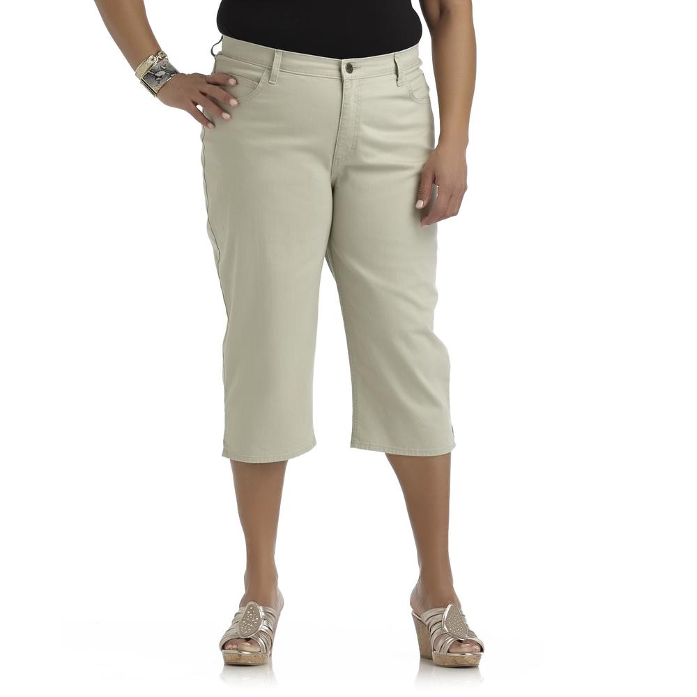 Riders by Lee Women's Plus Colored Twill Capris