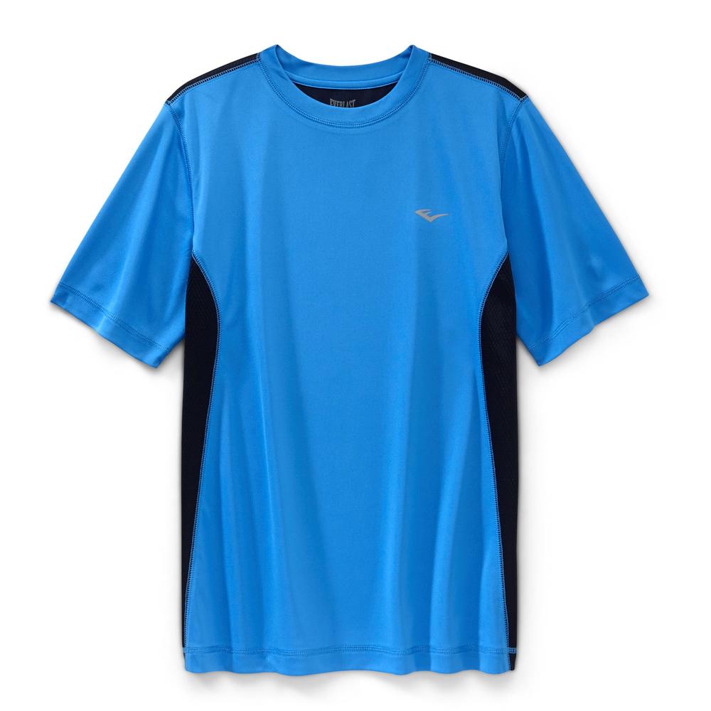 Everlast&reg; Boy's Mesh Panel Athletic T-Shirt - Colorblock