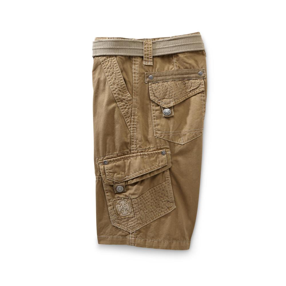 SK2 Boy's Twill Cargo Shorts & Belt