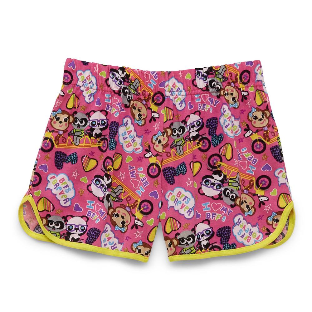 Joe Boxer Girl's Pajama Tank Top & Shorts - BFFs Forever