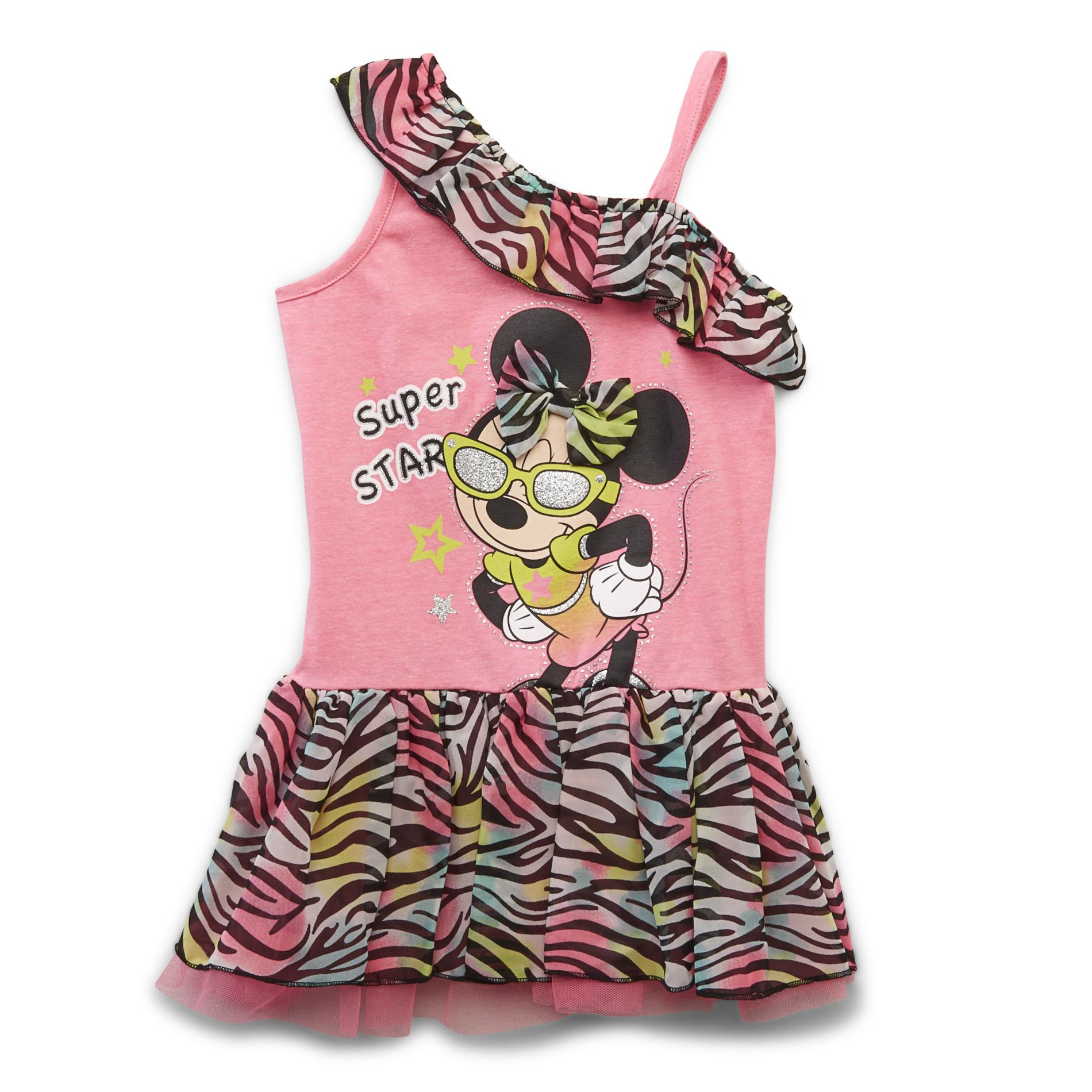 Disney Infant & Toddler Girl's Asymmetric Dress - Minnie Mouse