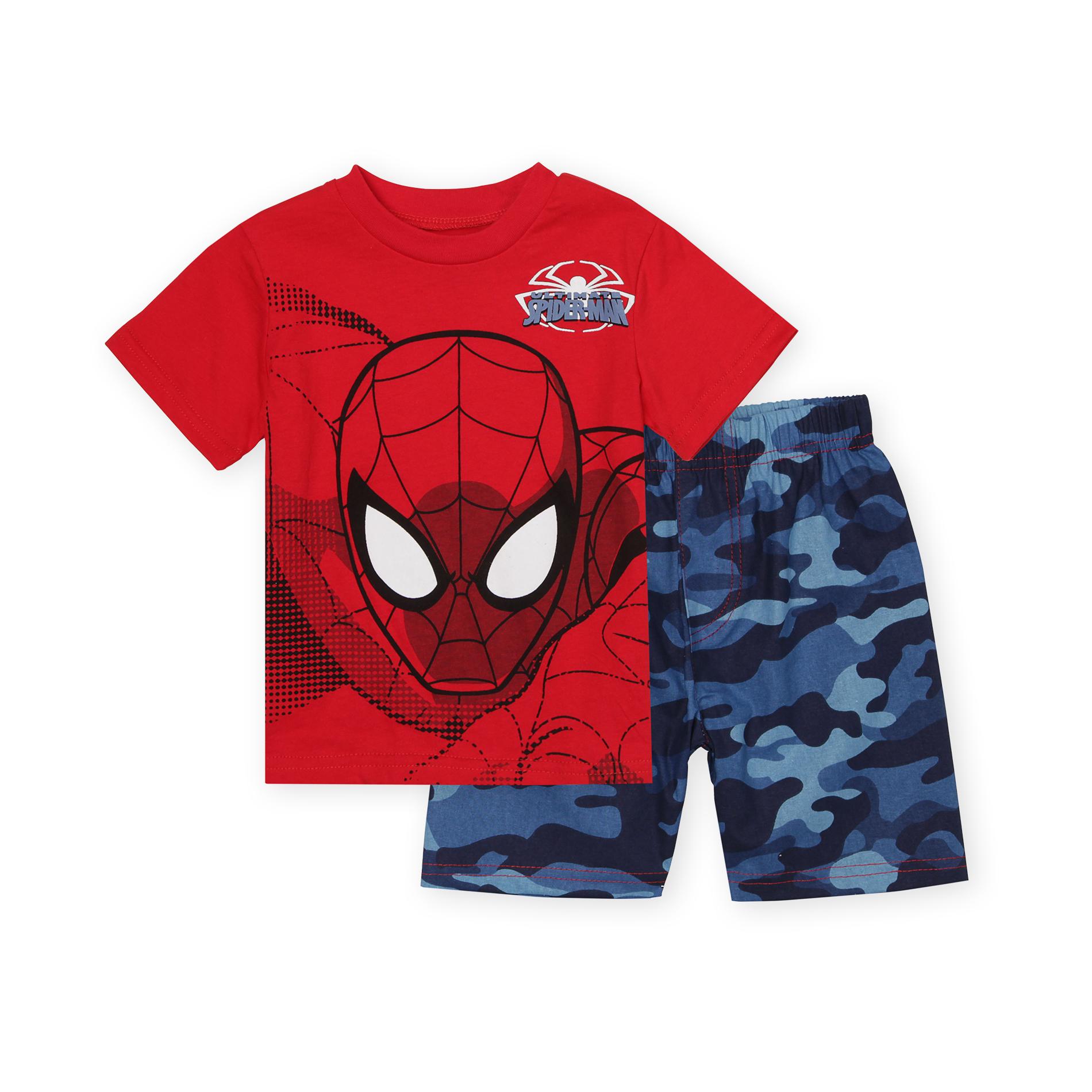 Marvel Toddler Boy's Graphic T-Shirt & Shorts - Spider-Man
