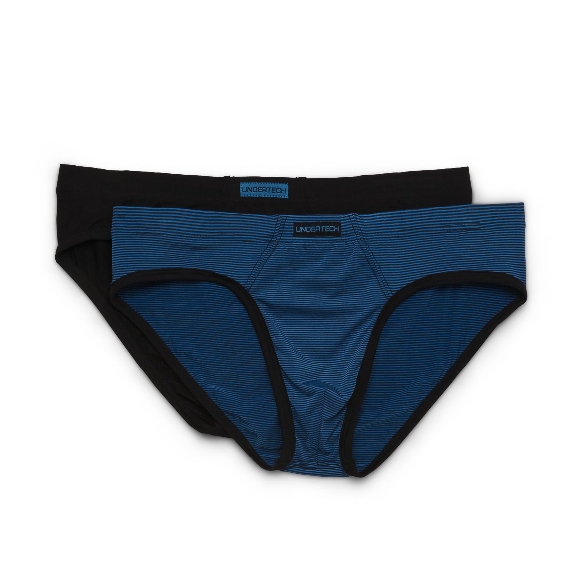 Undertech Men's 2-Pack Brief Underwear - Striped