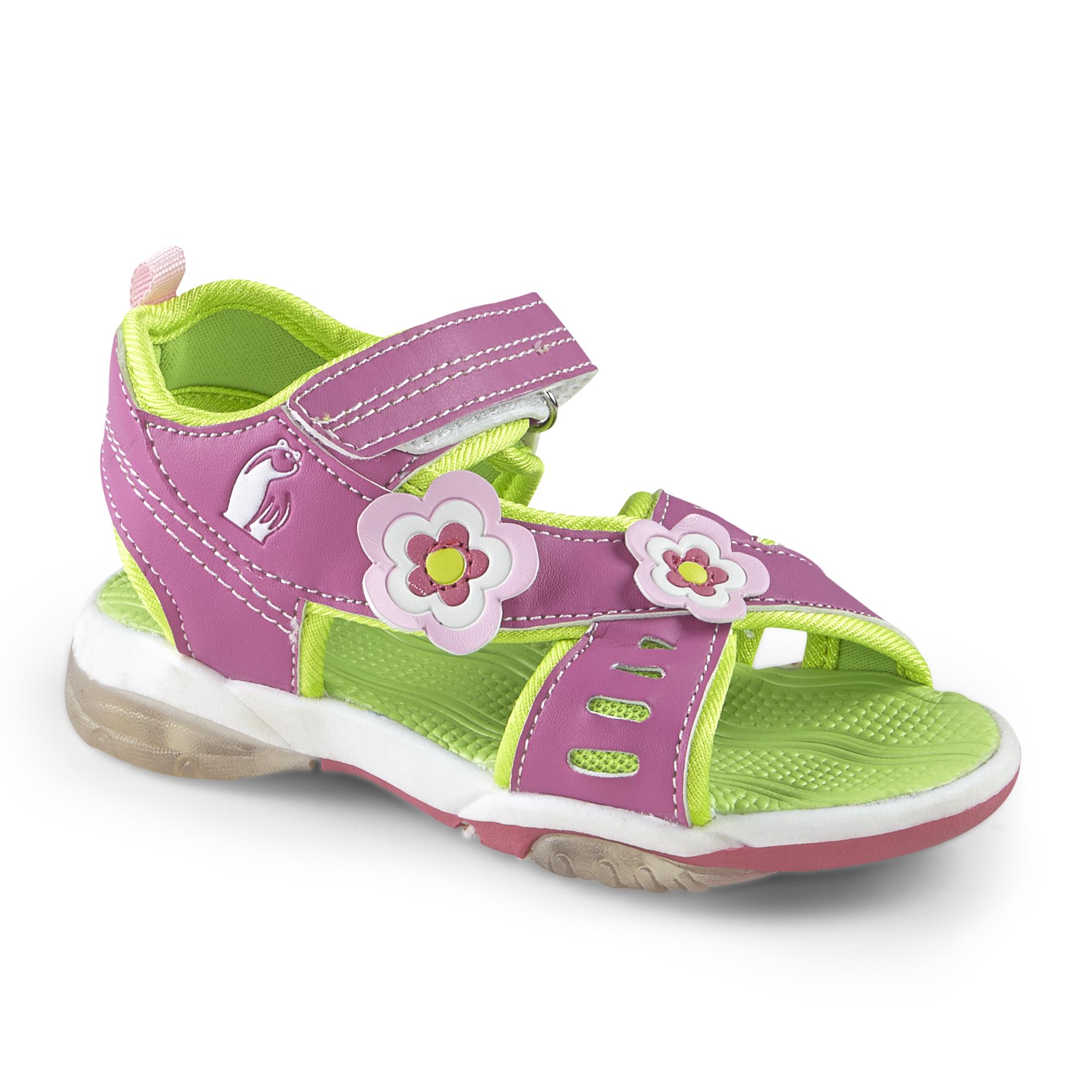 &nbsp; Toddler Girl's RB4016 Pink/Neon Green Athletic Sandal