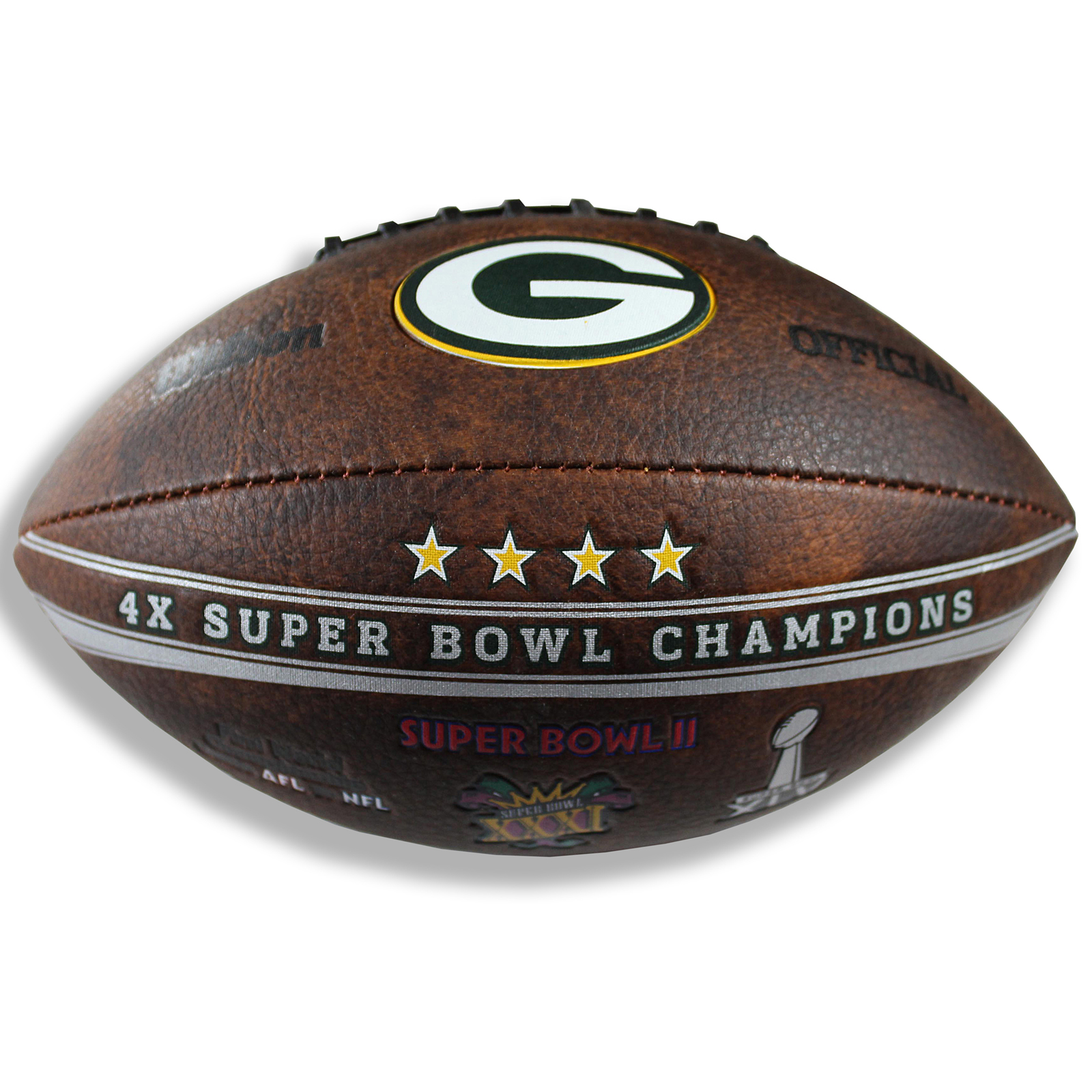 Wilson Green Bay Packers Commemorative Championship 9Inch Leather